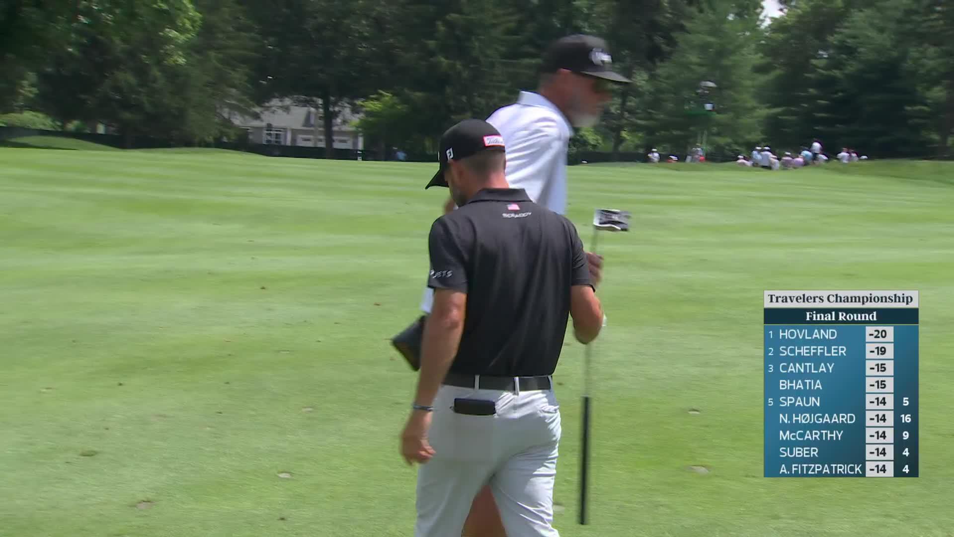 Brian Harman's 143-yard approach sets up birdie on No. 3 at Travelers