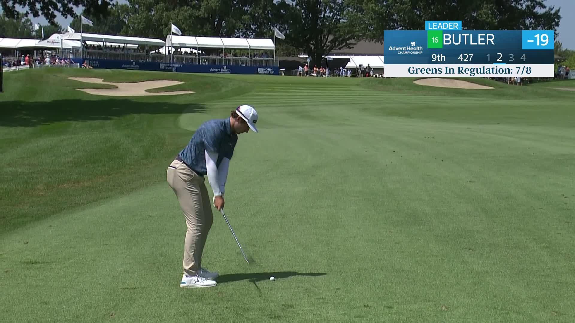 John Marshall Butler makes birdie on No. 9 at AdventHealth