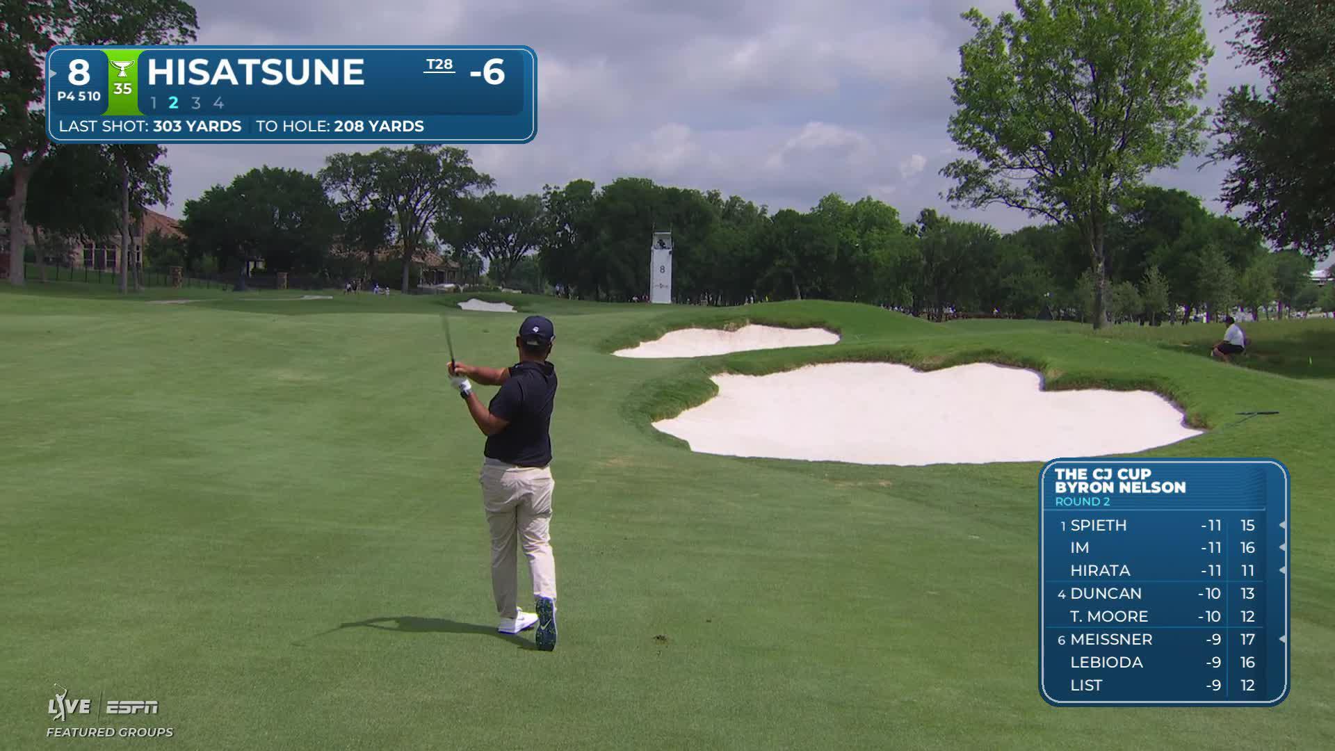 Ryo Hisatsune's 209-yard approach sets up birdie on No. 8 at THE CJ CUP