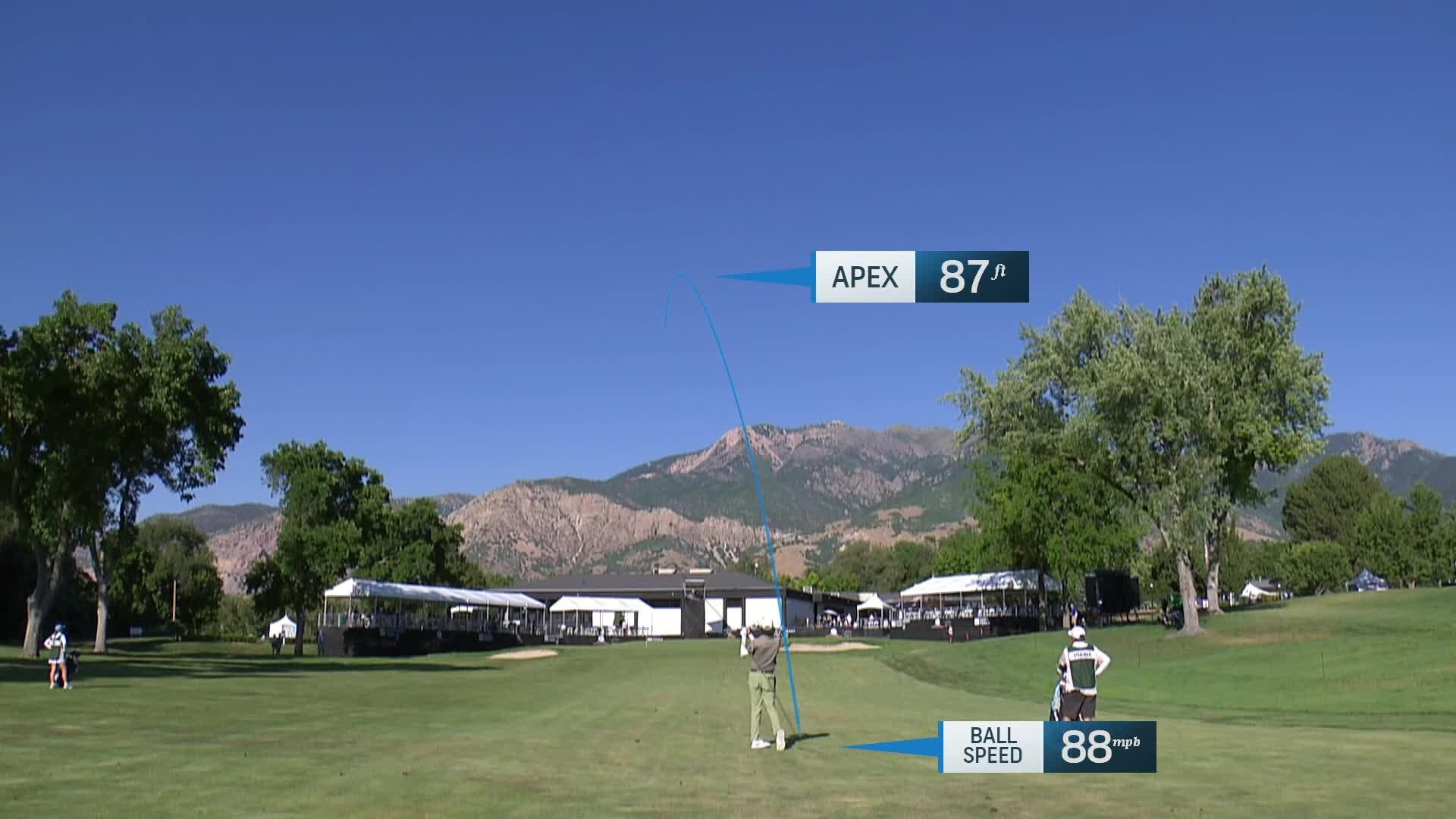 Ross Steelman makes birdie on No. 18 at Utah Championship