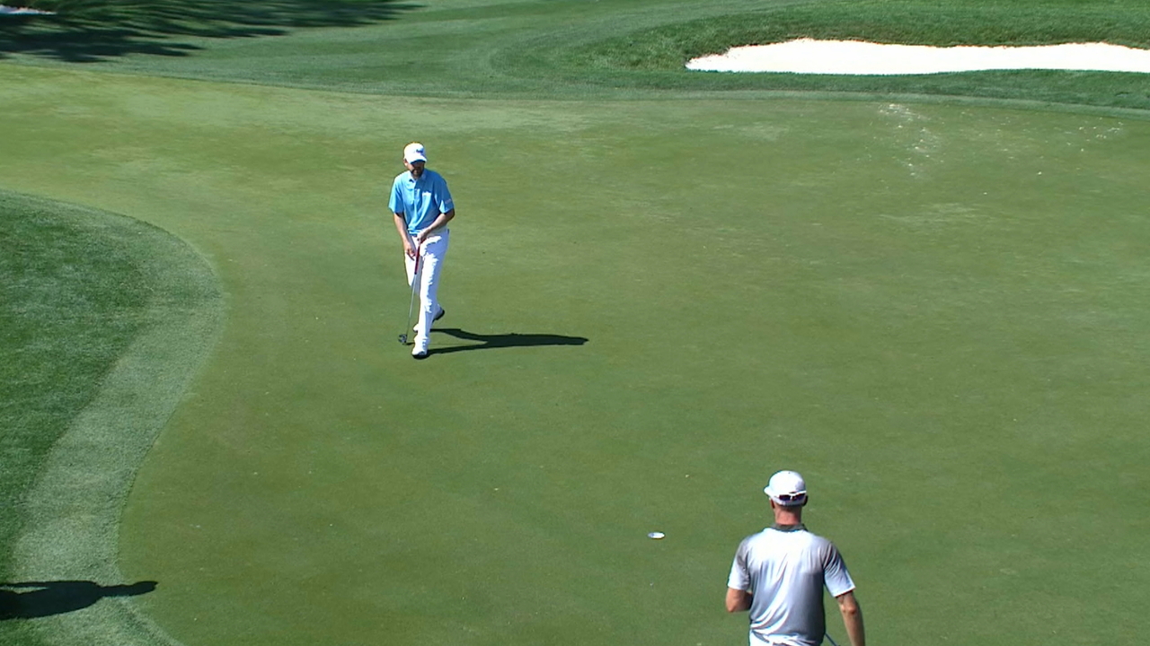 Bryce Molder buries birdie putt on No. 5 at Valspar