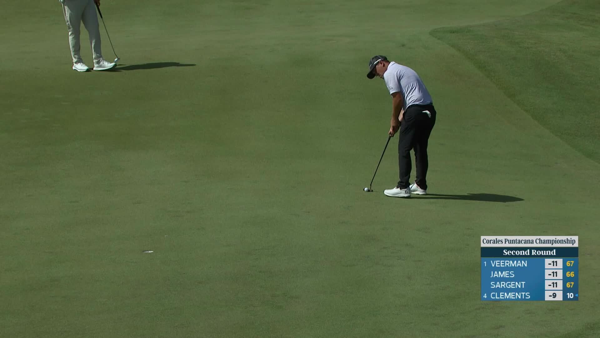 Justin Lower reaches par-5 No. 12 in two, makes birdie at Corales Puntacana
