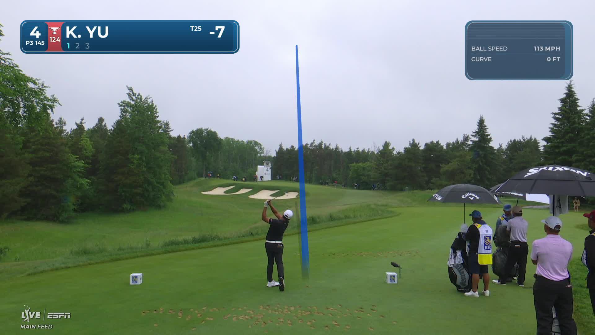 Kevin Yu nearly aces No. 4, sets up birdie at RBC Canadian