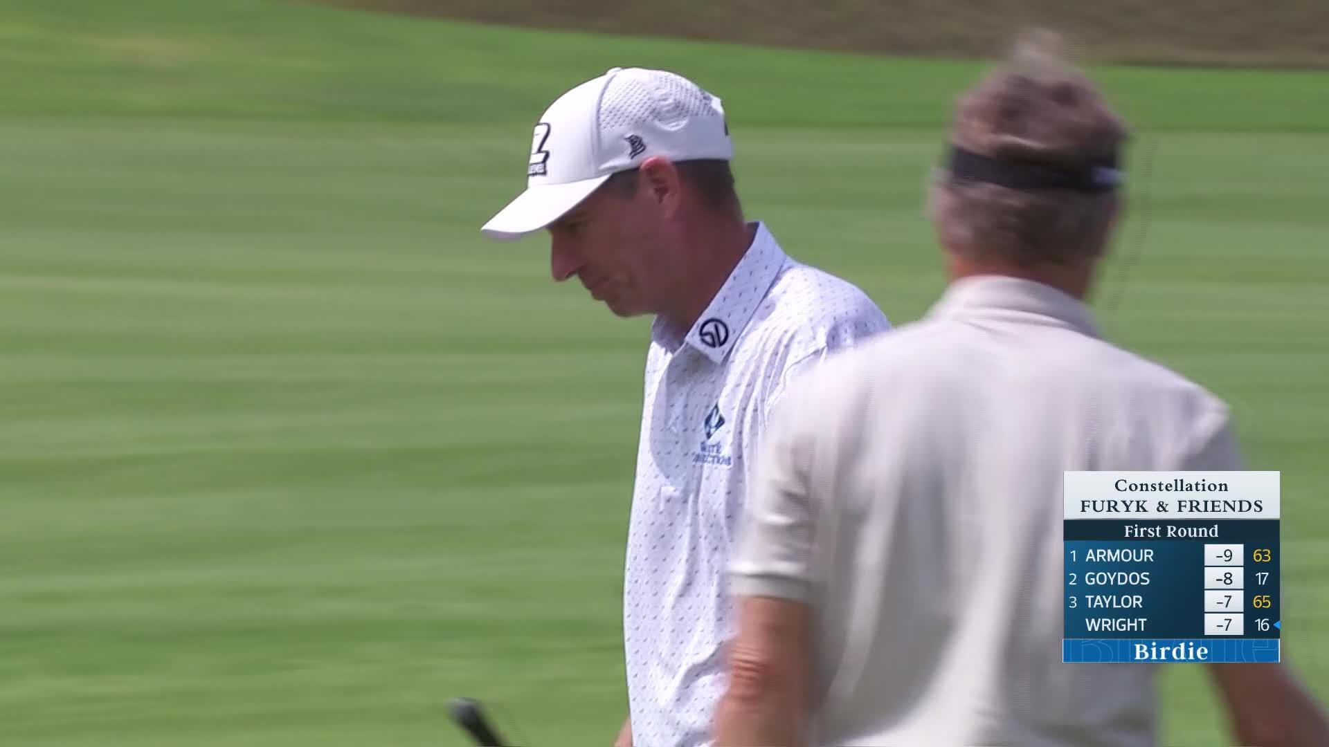 Steven Alker makes birdie on No. 11 at Constellation FURYK & FRIENDS