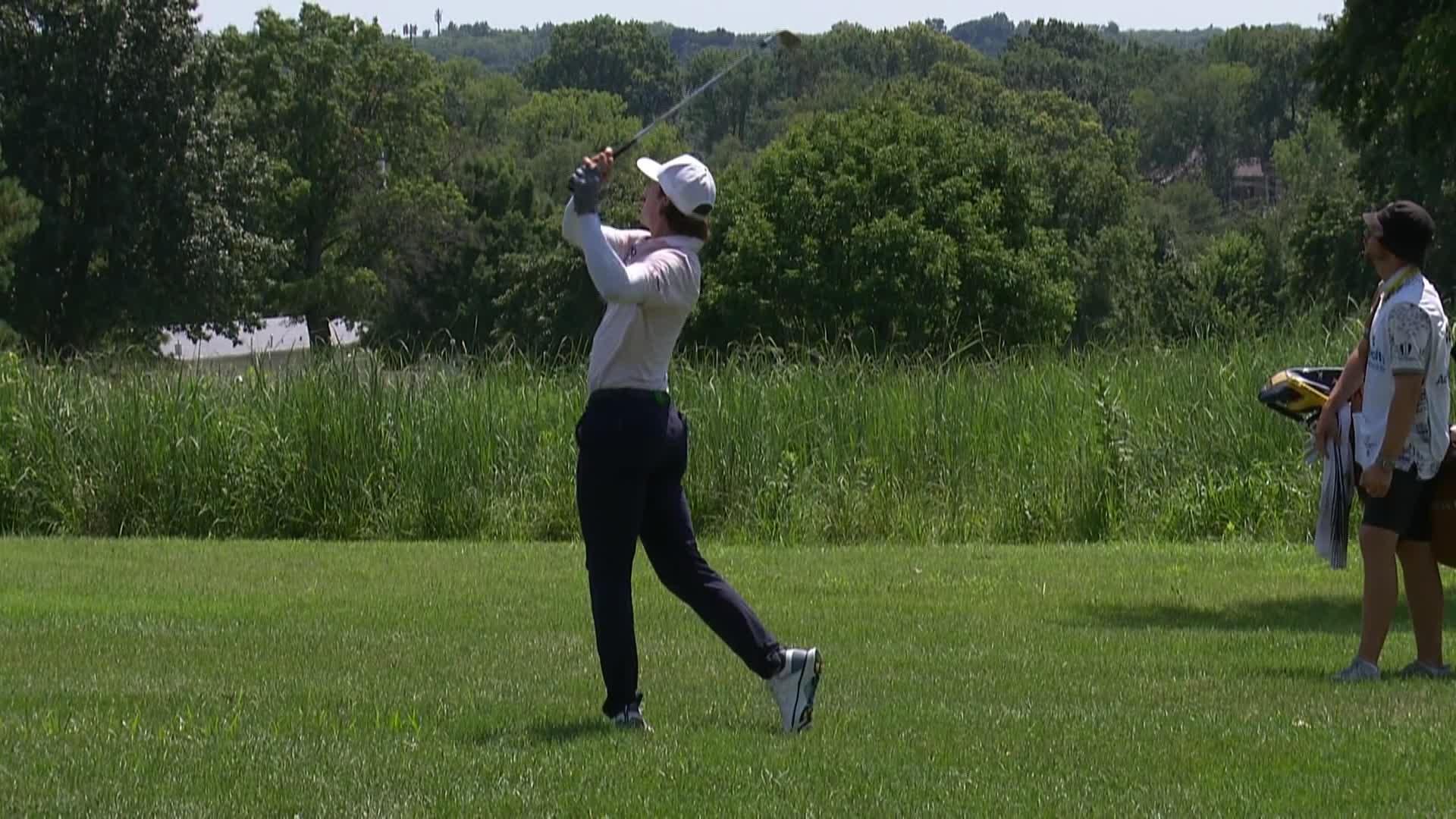 James Nicholas makes birdie on No. 11 at AdventHealth