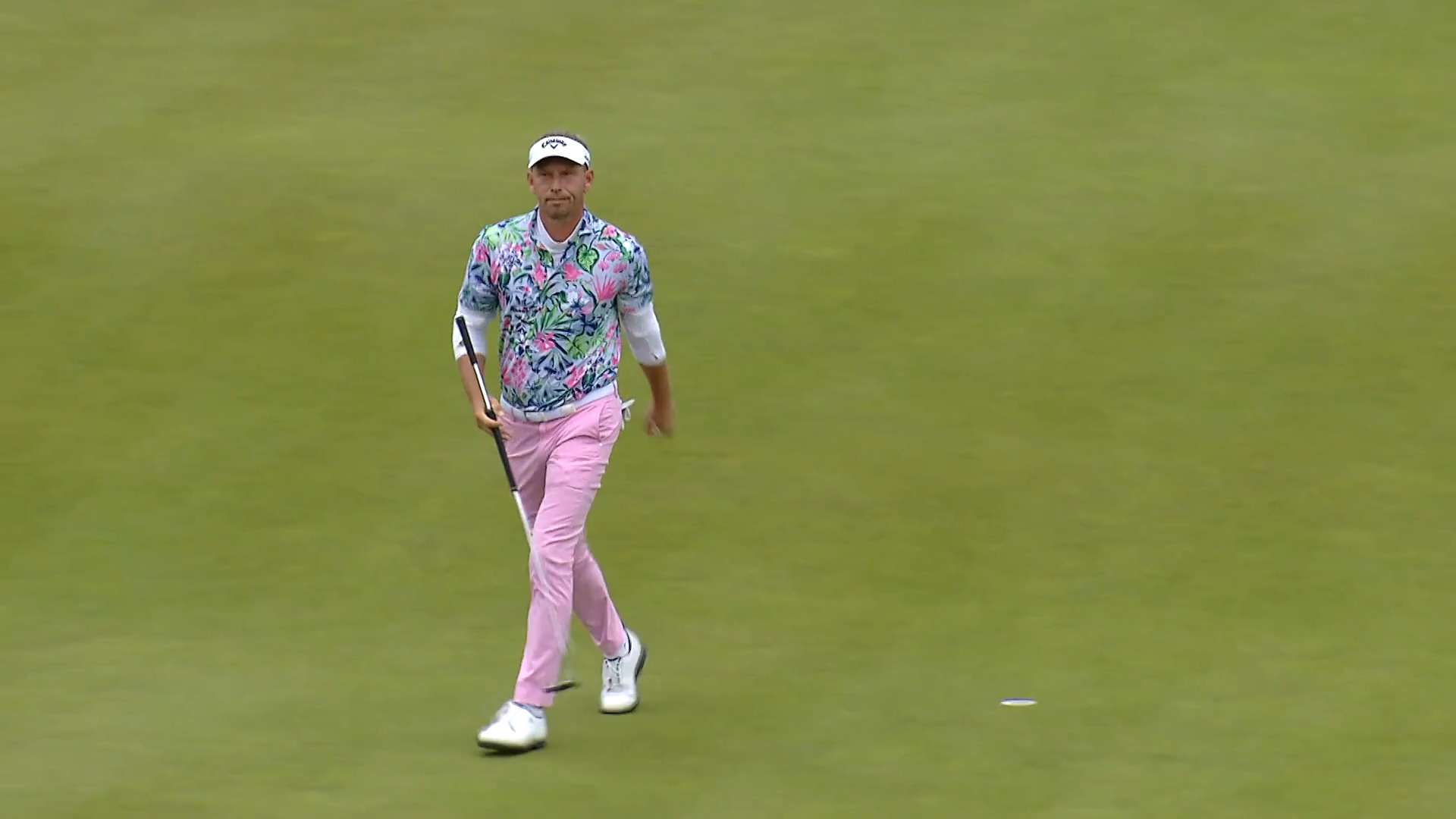 Marcel Siem makes birdie at Genesis Scottish Open