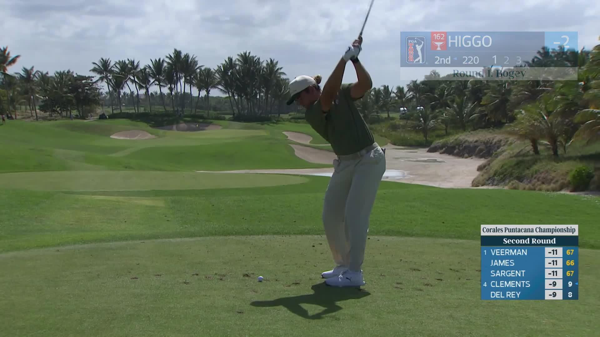 Garrick Higgo nearly aces No. 2 at Corales Puntacana