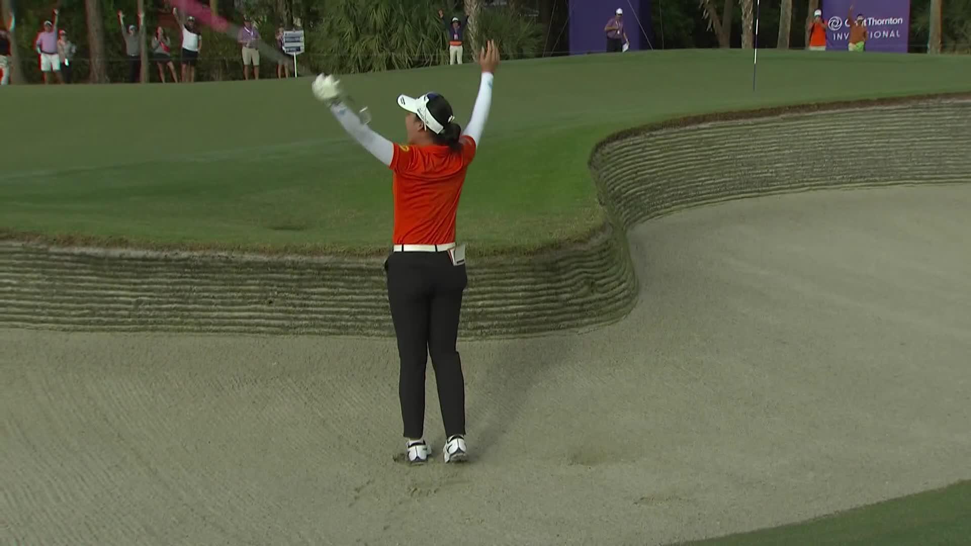 Jeeno Thitikul's impressive bunker hole-out is the Shot of the Day