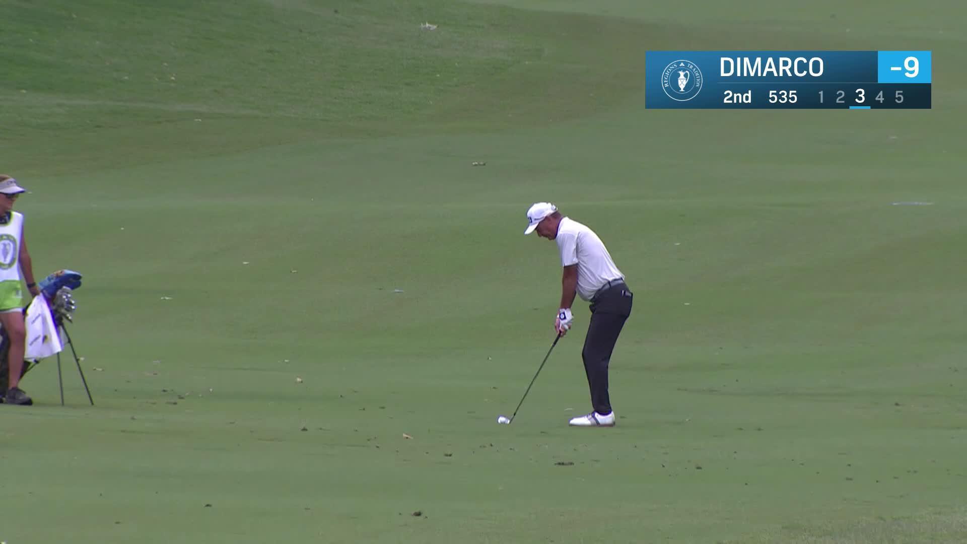 Chris DiMarco makes Eagle on No. 2 at Regions Tradition