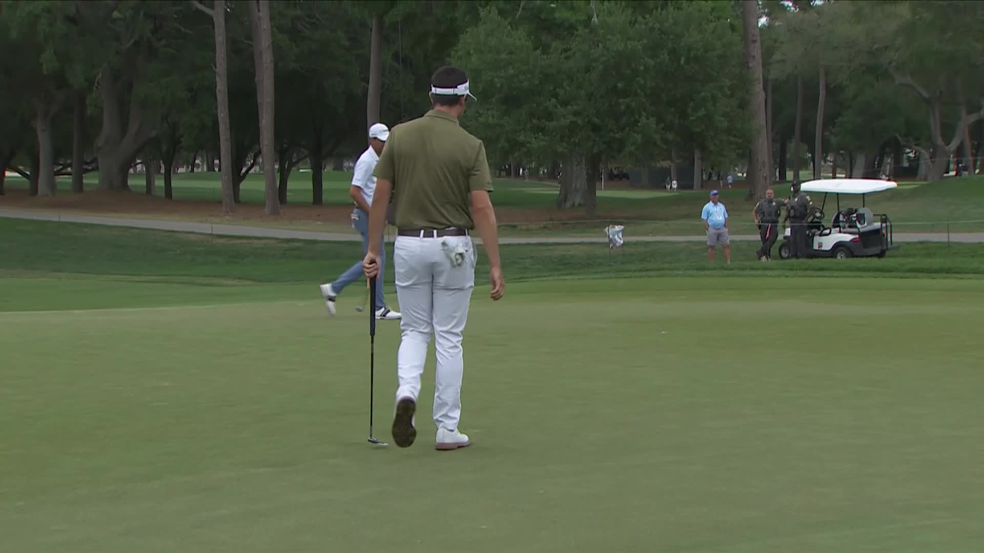 Beau Hossler sinks 29-foot birdie putt on No. 7 at ONEflight Myrtle
