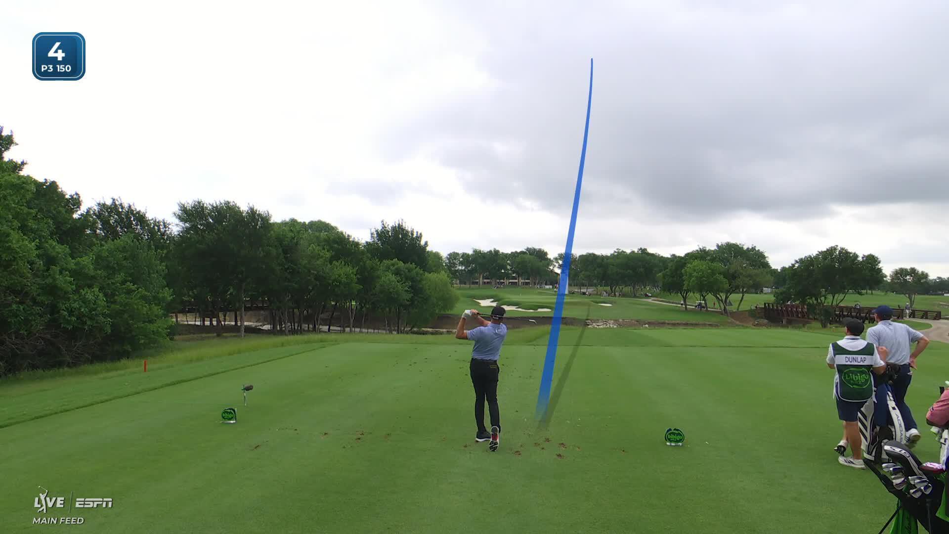 Troy Merritt hits tee shot to 5 feet, sets up birdie on No. 4 at THE CJ CUP
