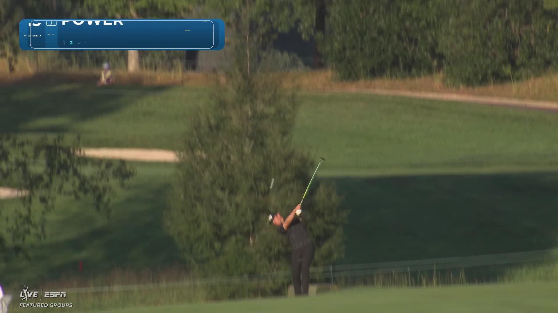 Seamus Power reaches par-5 No. 15 in two, makes birdie at Biltmore Championship
