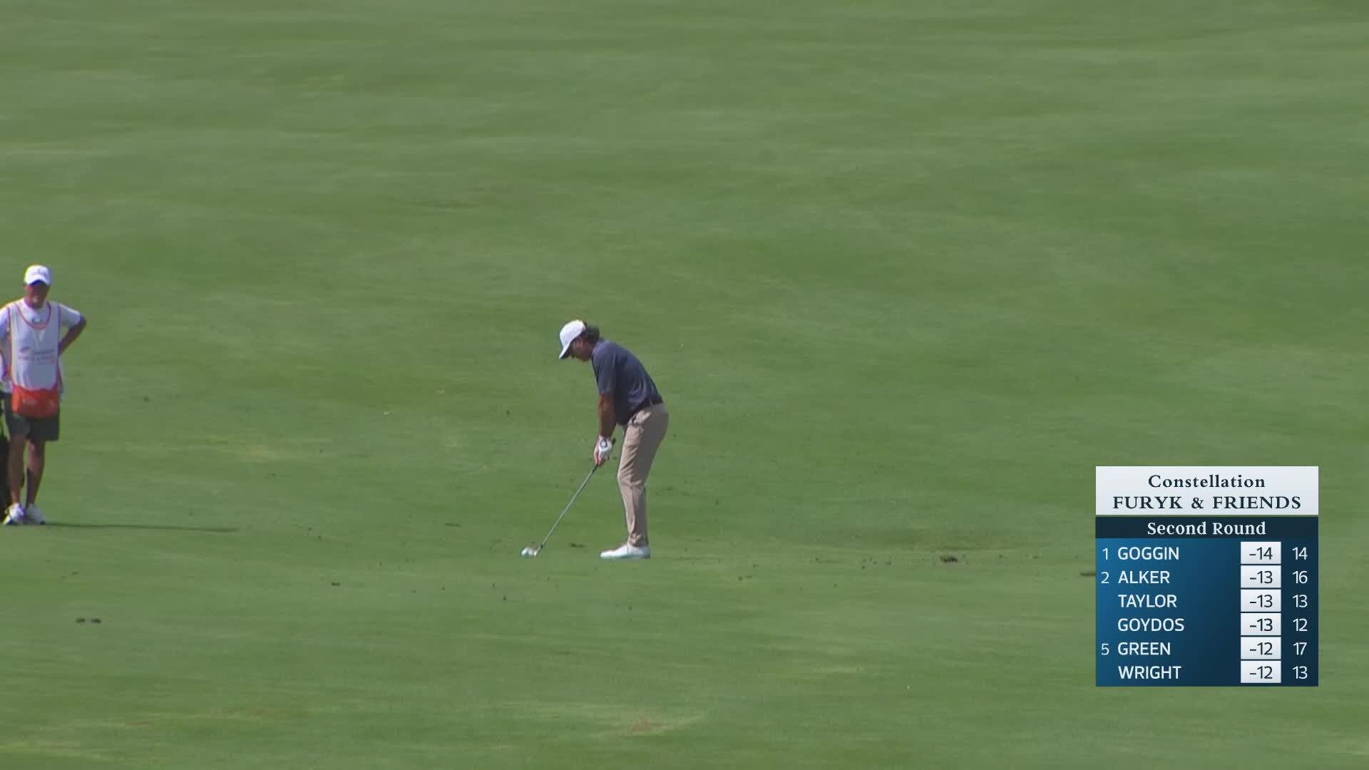 Mathew Goggin makes birdie on No. 15 at Constellation FURYK & FRIENDS