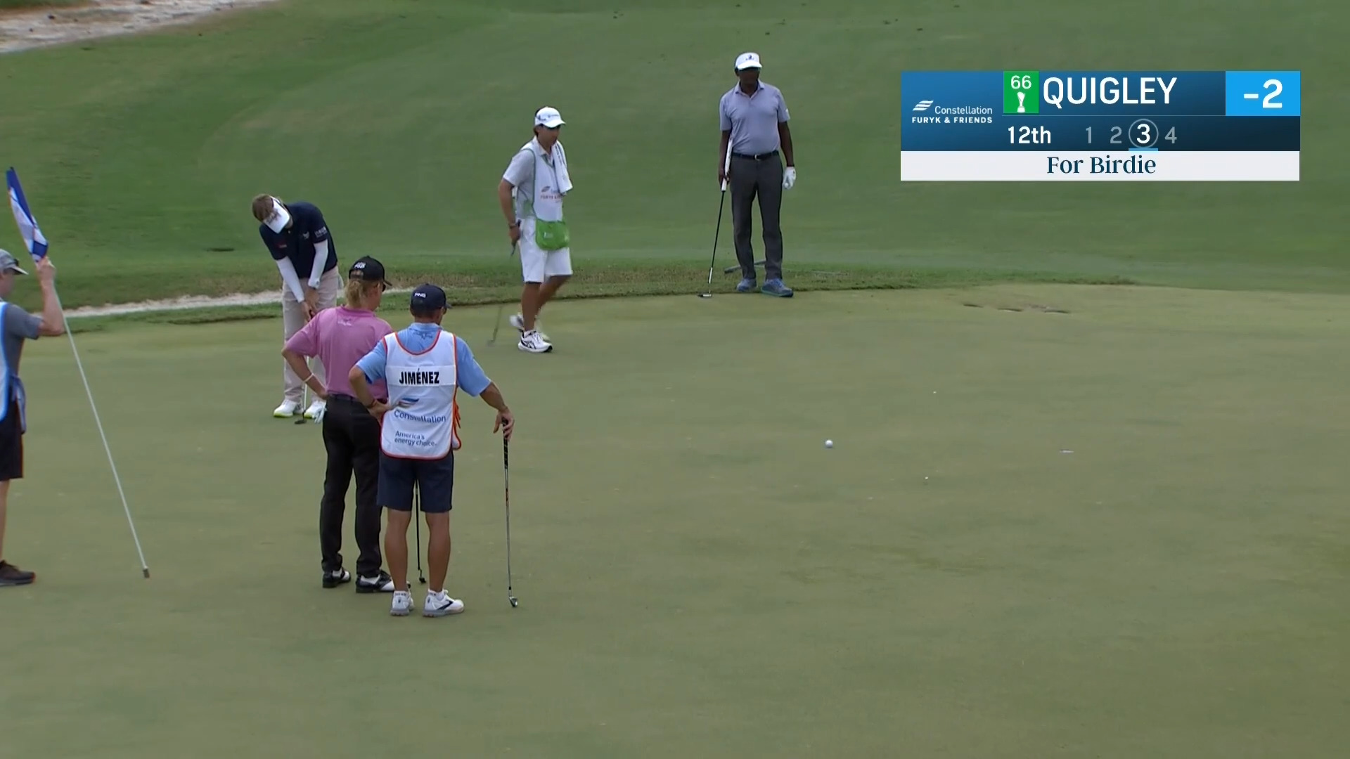 Brett Quigley sends in birdie putt at FURYK & FRIENDS