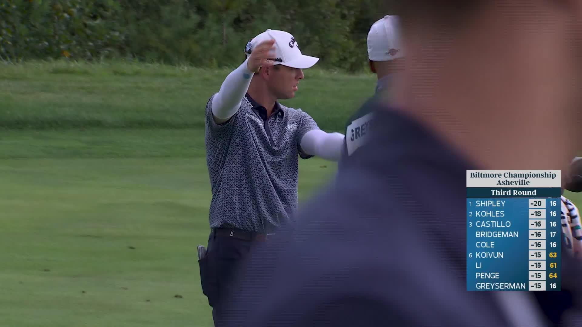 Max Greyserman reaches par-5 No. 17 in two, makes birdie at Biltmore Championship