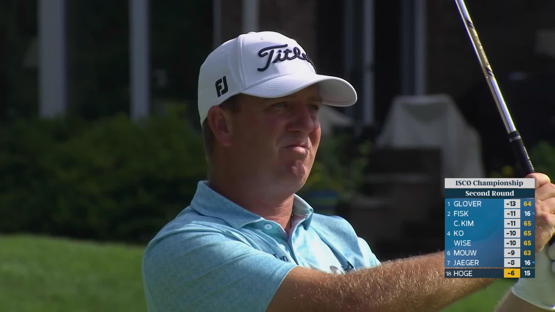 Tom Hoge's 112-yard approach sets up birdie on No. 16 at ISCO Championship