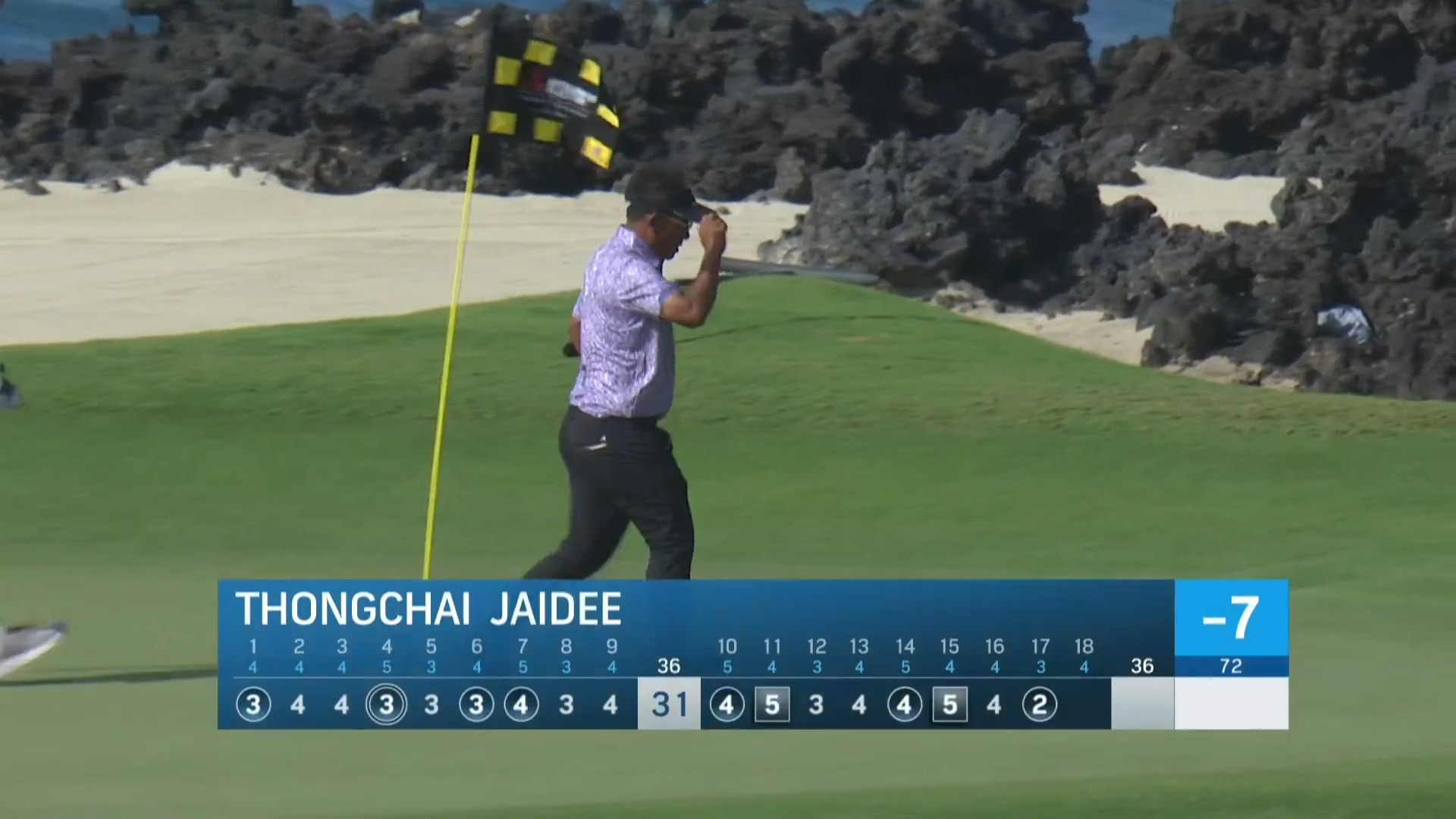 Thongchai Jaidee cards bounce-back birdie at Mitsubishi