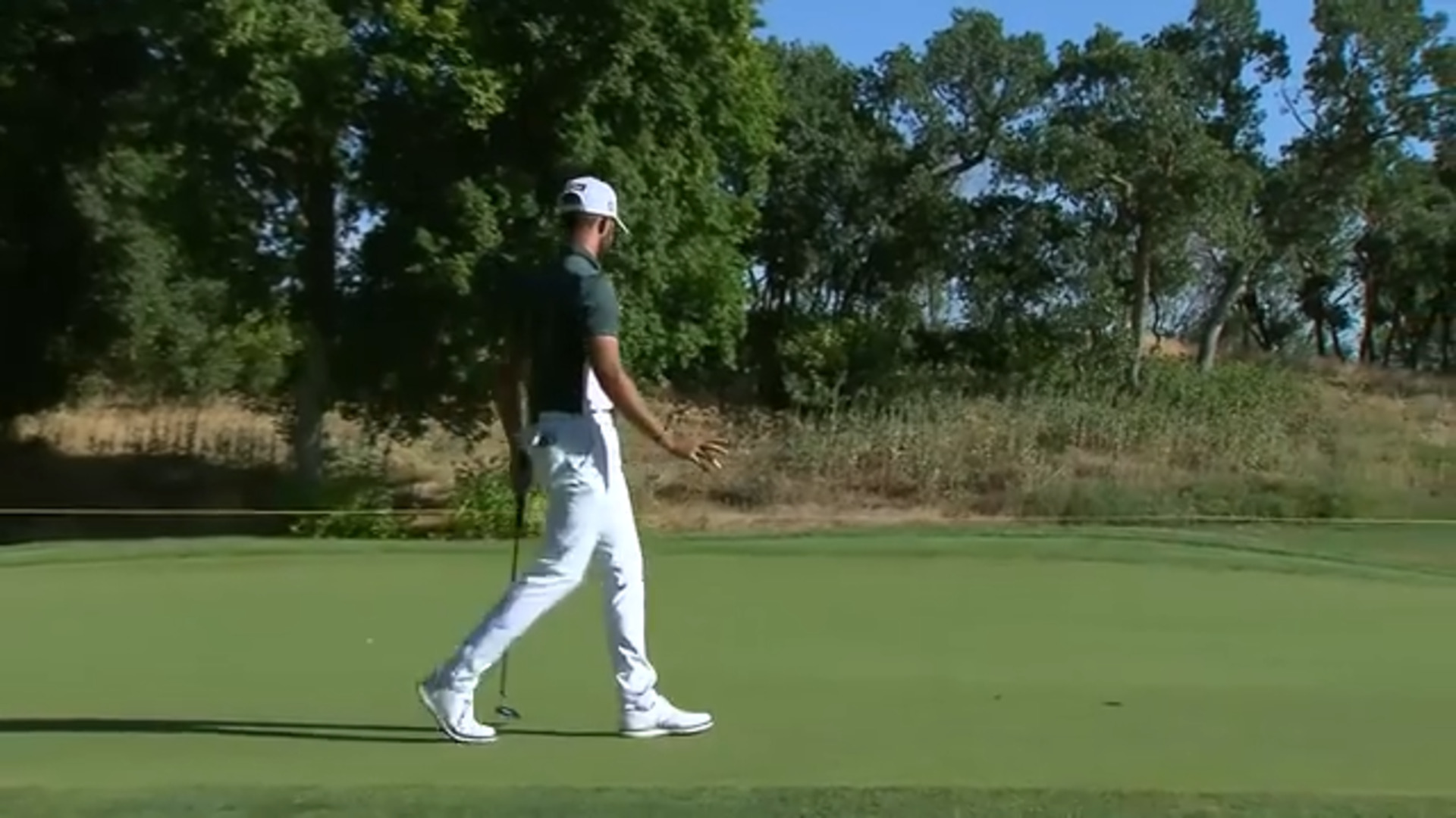 Curtis Luck makes nice putt for birdie at Utah Championship