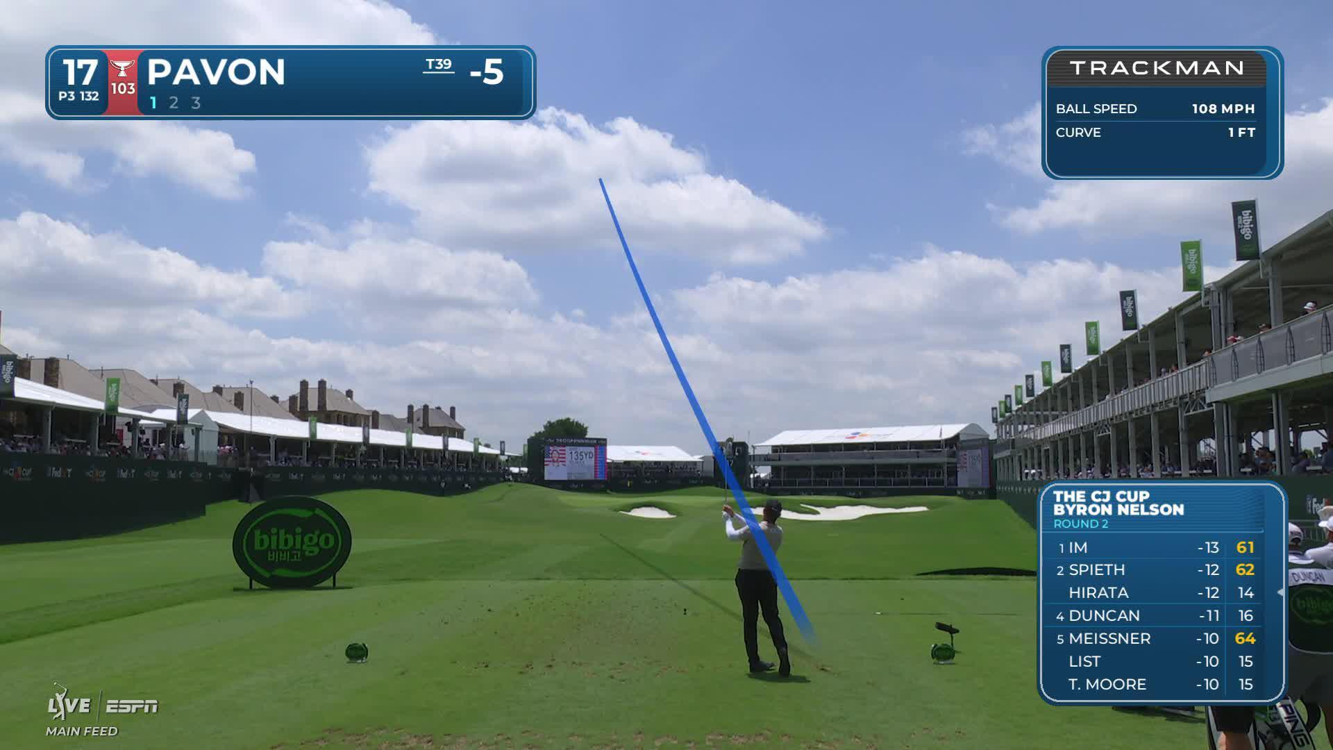 Matthieu Pavon nearly aces No. 17 at THE CJ CUP