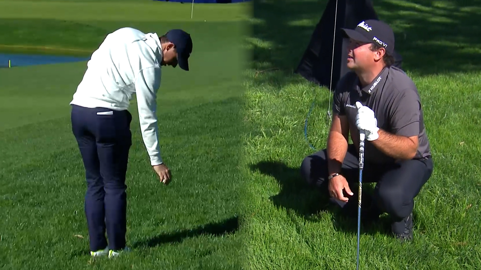 Rory Mcilroy Takes Proper Relief On No 18 At Farmers