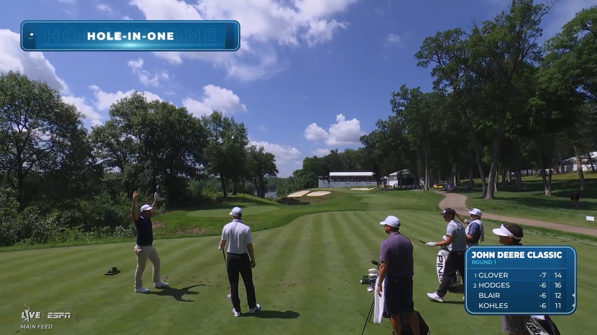 Davis Riley aces No. 16 at John Deere