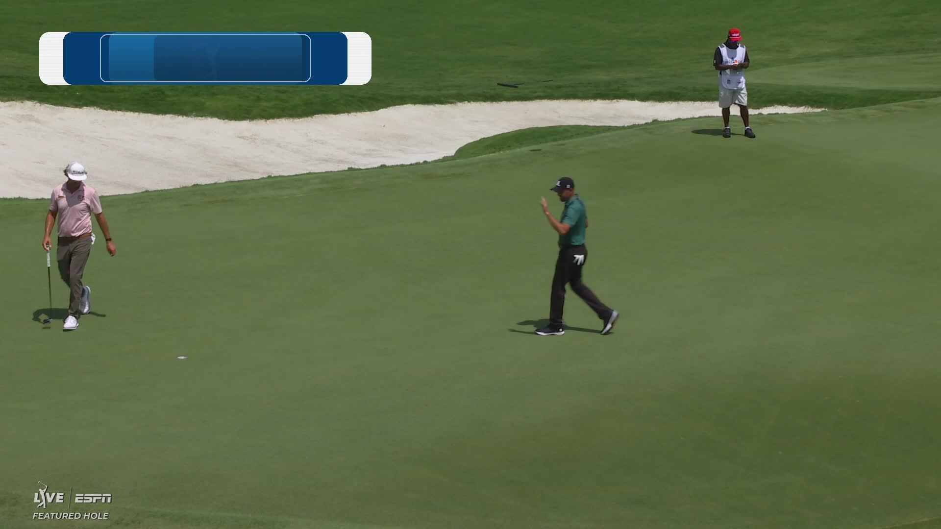 Troy Merritt makes birdie on No. 17 at THE CJ CUP