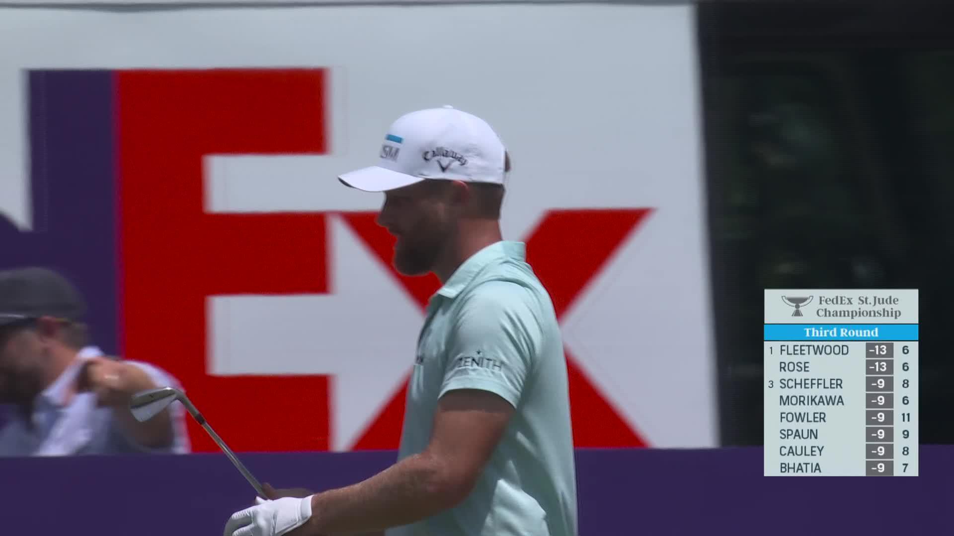 Chris Kirk makes birdie on No. 11 at FedEx St. Jude