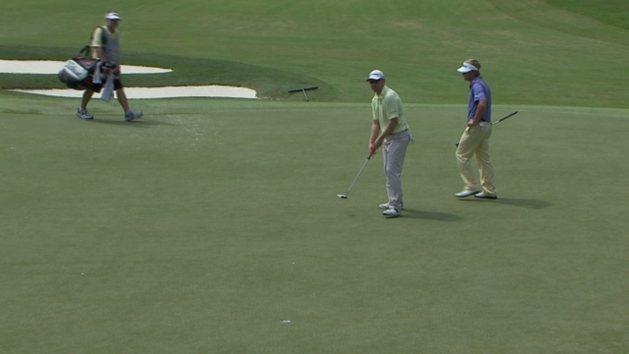 Matteson birdies No. 11 in Round 4 of the Chiquita Classic