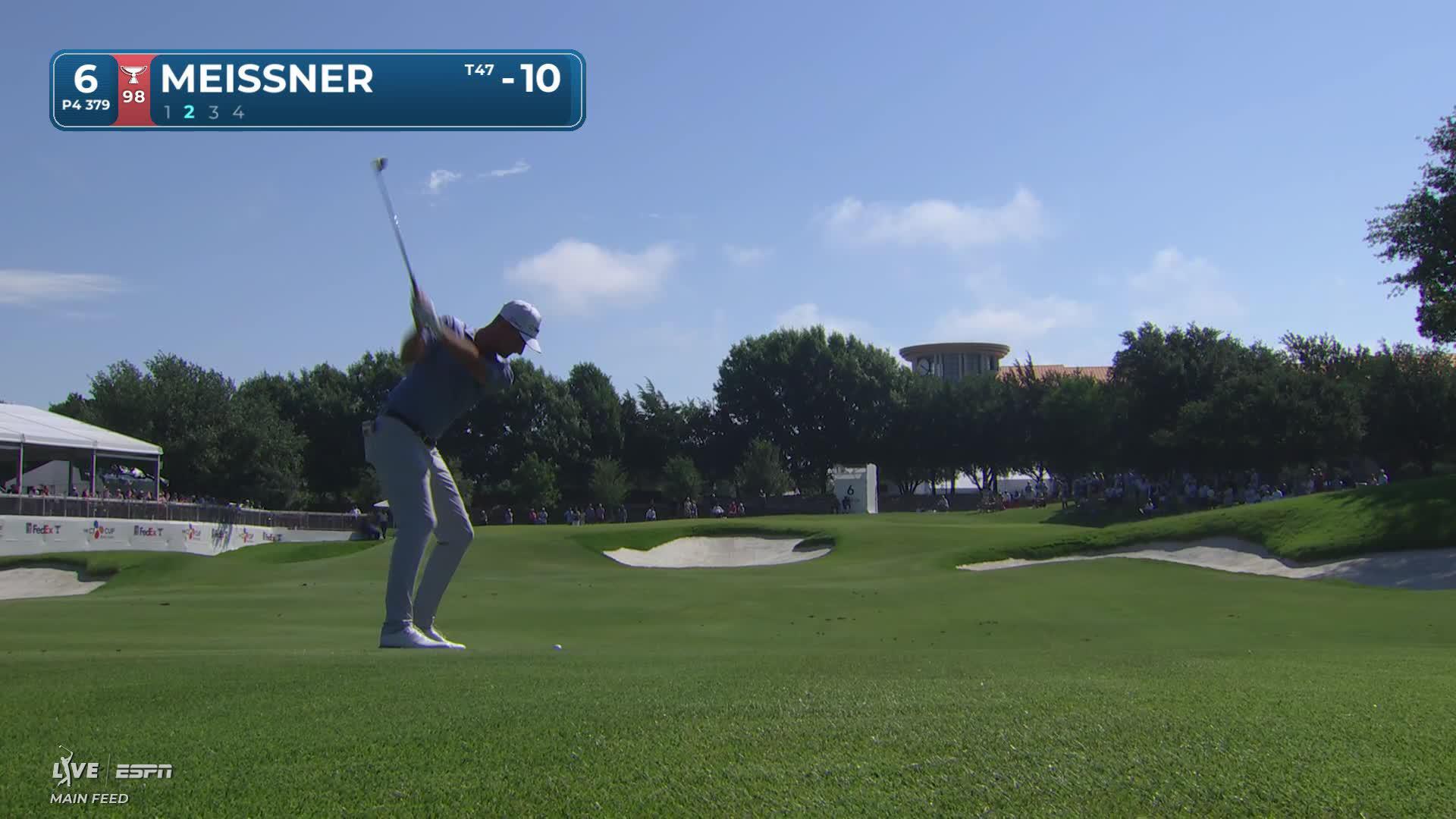 Mac Meissner's 114-yard approach sets up birdie on No. 6 at THE CJ CUP