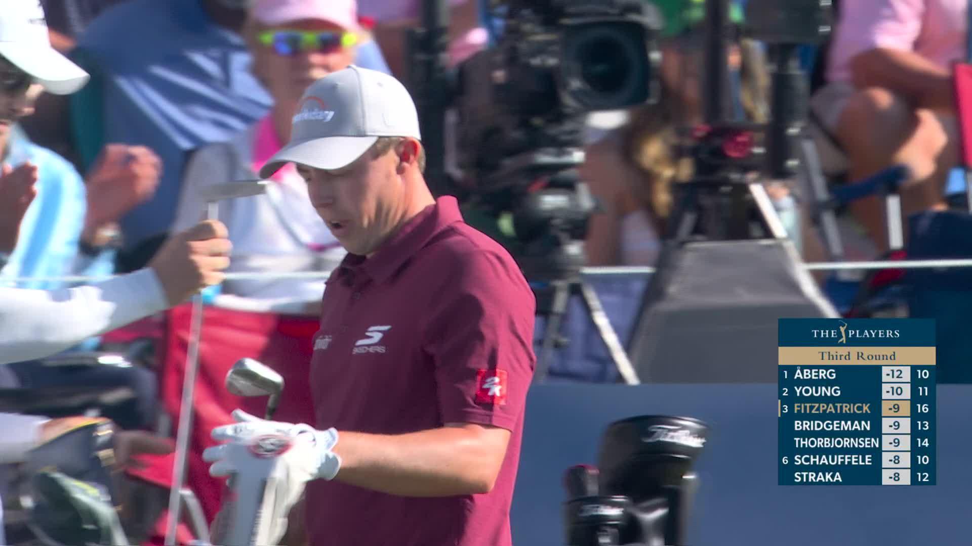 Matt Fitzpatrick hits 127-yard tee shot to 2 feet for near ace at THE PLAYERS
