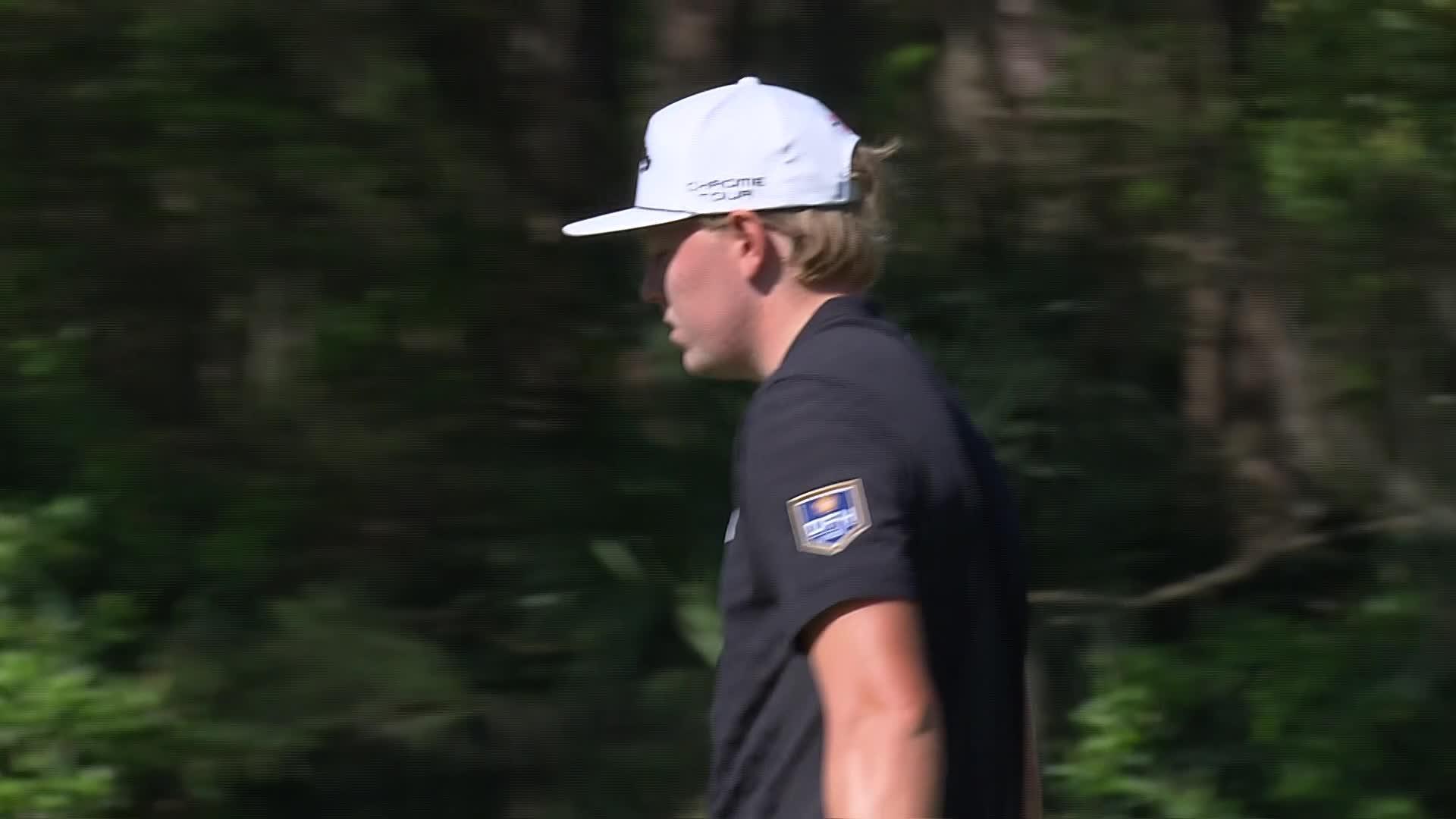 Ian Gilligan makes birdie putt on No. 6 at Club Car Championship