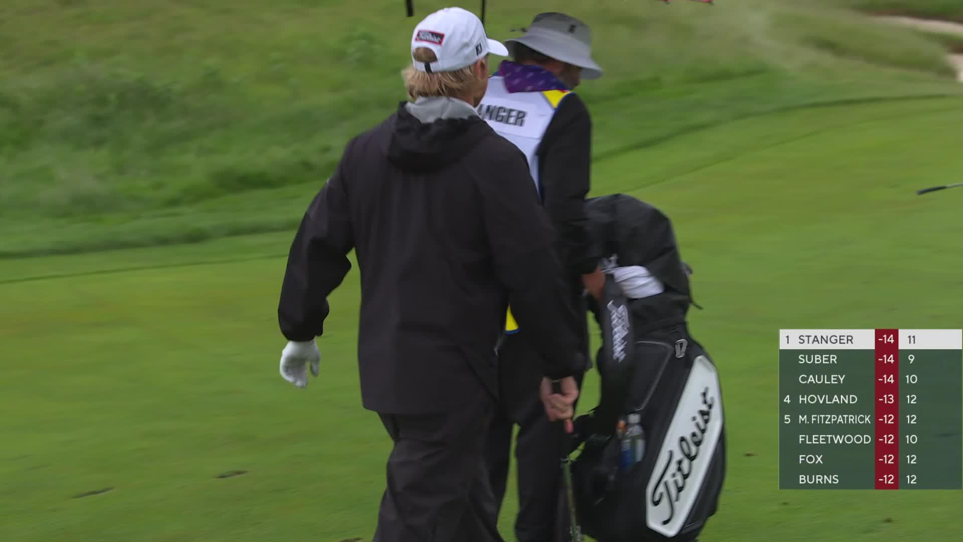 Jimmy Stanger sinks 21-foot birdie putt on No. 12 at RBC Canadian