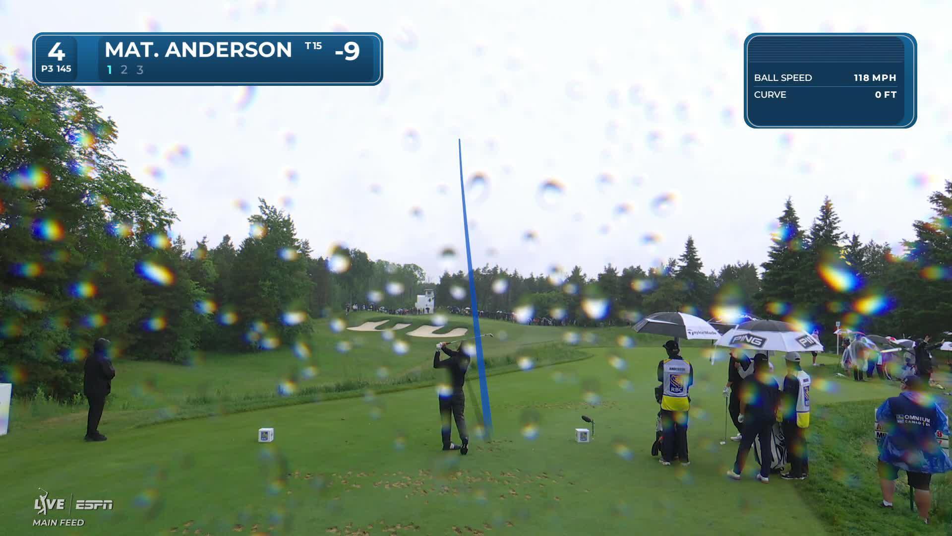 Matthew Anderson hits tee shot to 5 feet, sets up birdie on No. 4 at RBC Canadian