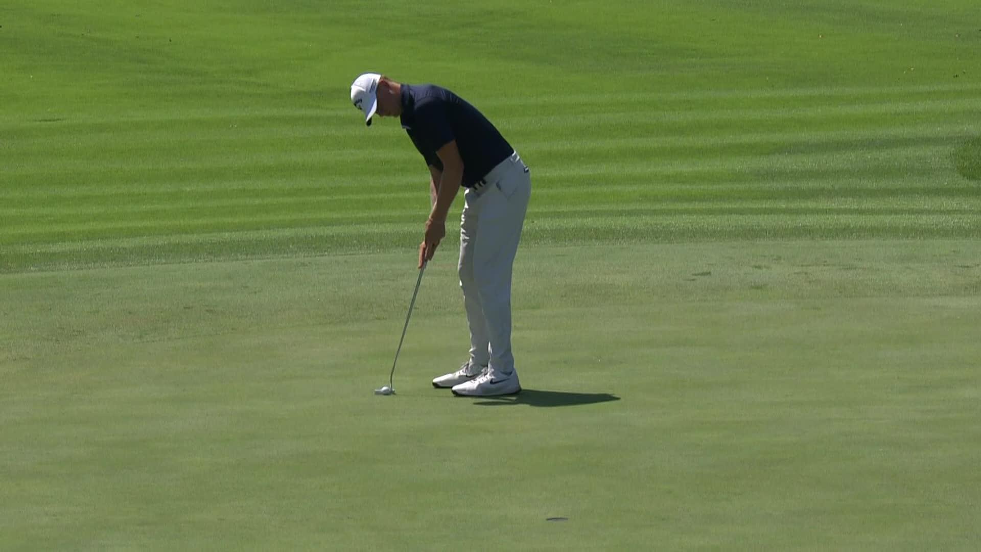 Tommy Morrison makes birdie on No. 18 at AdventHealth