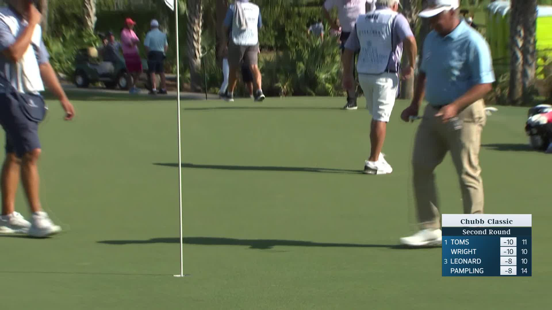 Scott Parel makes birdie on No. 11 at Chubb Classic