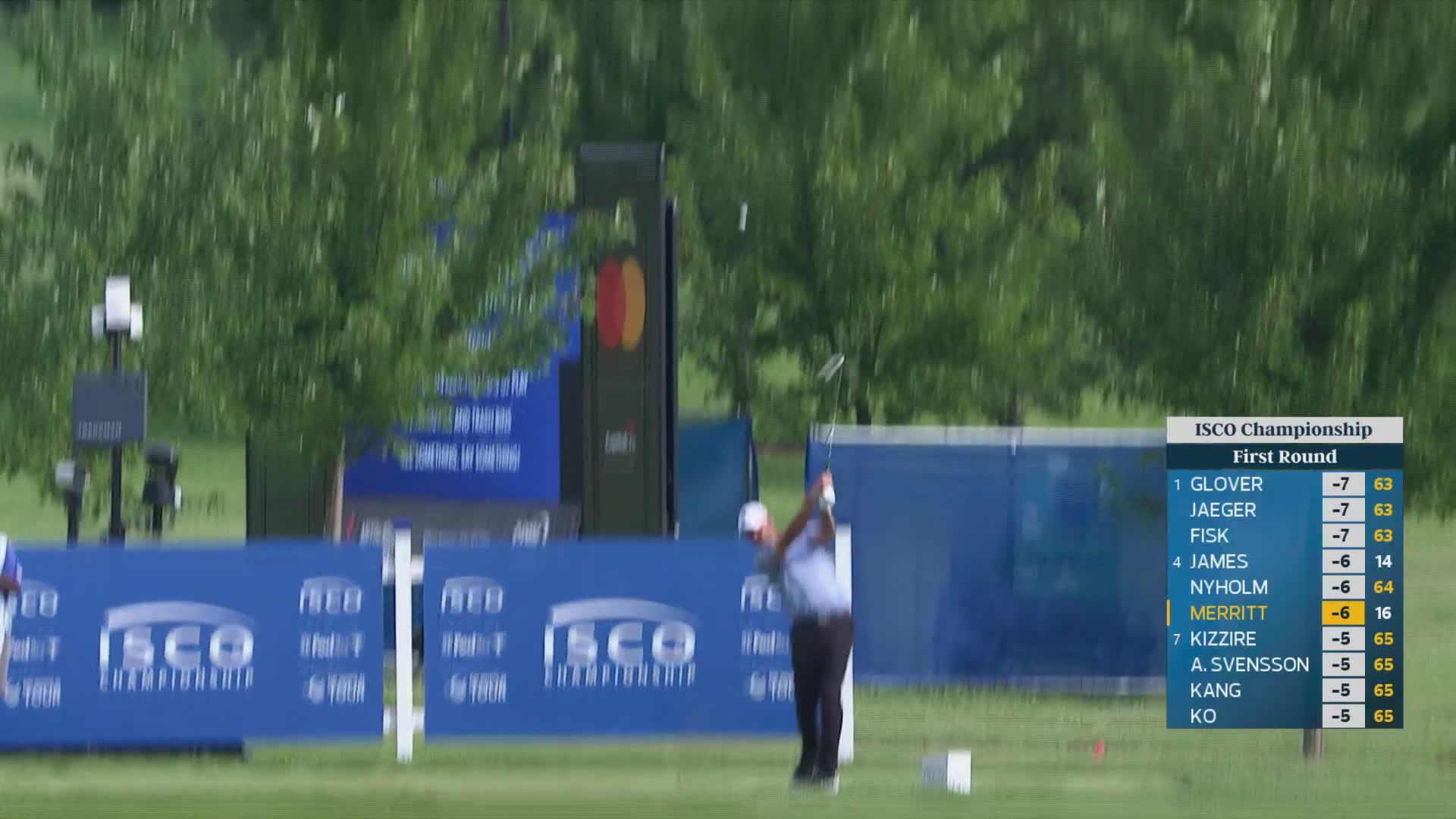 Troy Merritt hits tee shot to 2 feet, sets up birdie on No. 17 at ISCO Championship