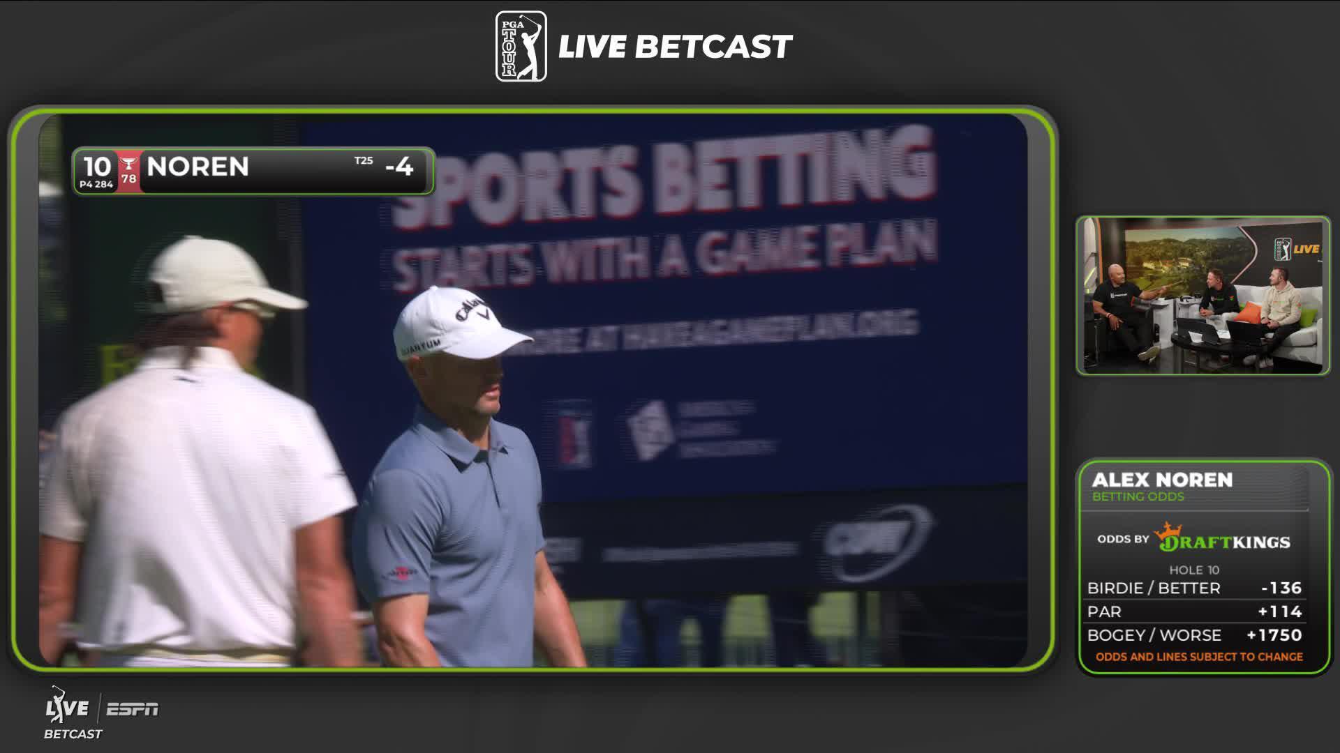 Alex Noren taps in from 2 feet for birdie on No. 10 at The Genesis