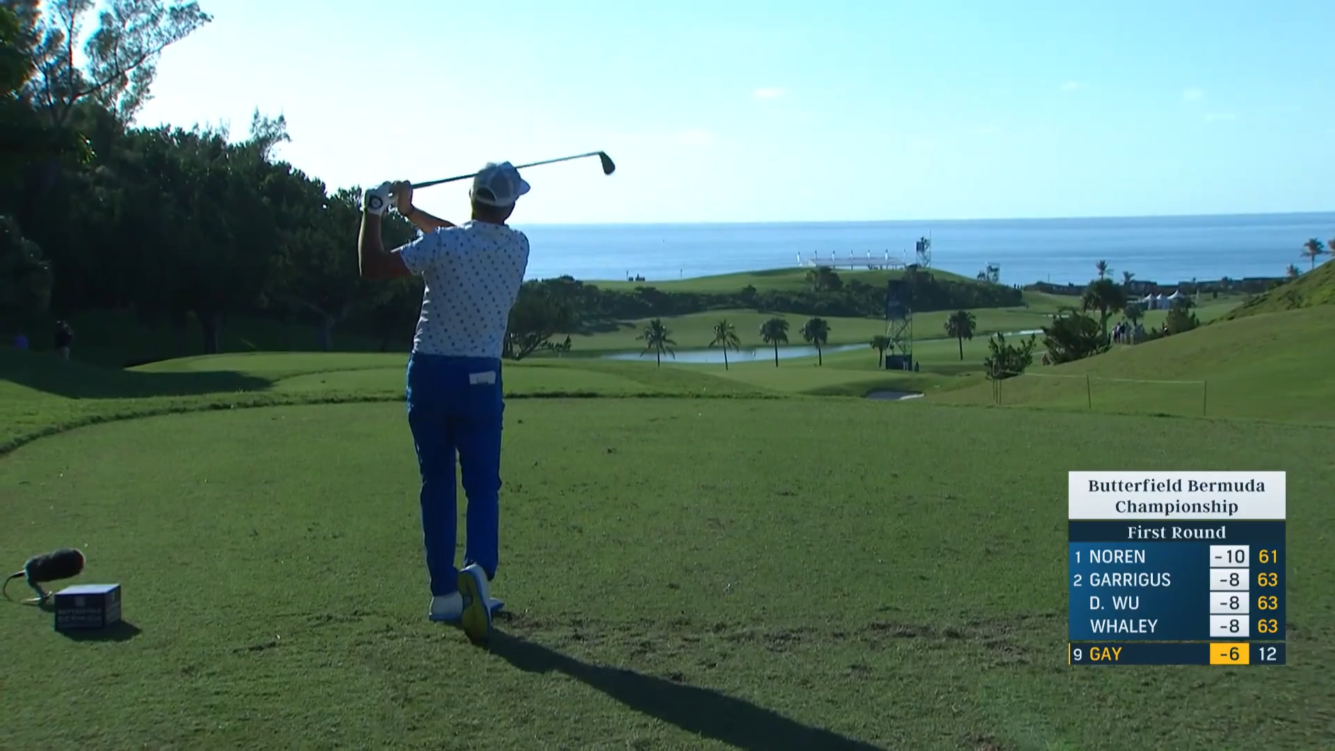 Brian Gay uses nice tee shot to set up birdie at Butterfield Bermuda