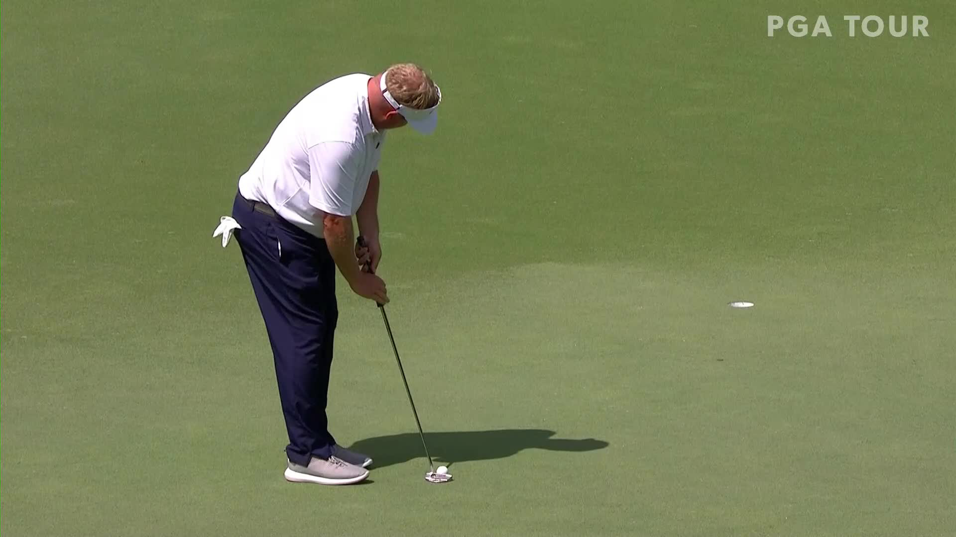 Carl Pettersson birdies No. 13 in Round 1 at Wyndham