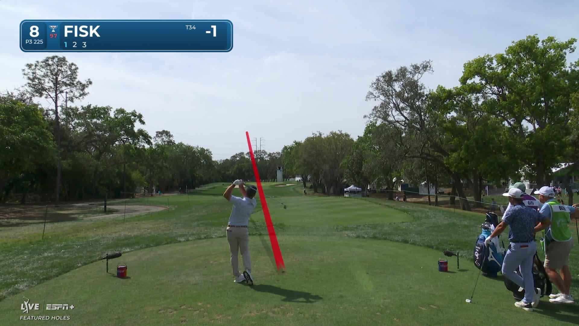 Steven Fisk's tee shot sets up birdie at Valspar