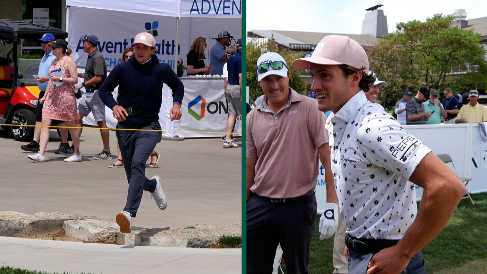 James Nicholas shows up without clubs, competes at AdventHealth Championship
