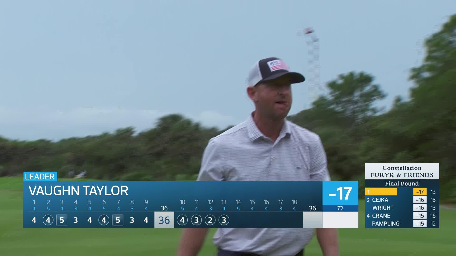 Vaughn Taylor makes birdie on No. 13 at Constellation FURYK & FRIENDS