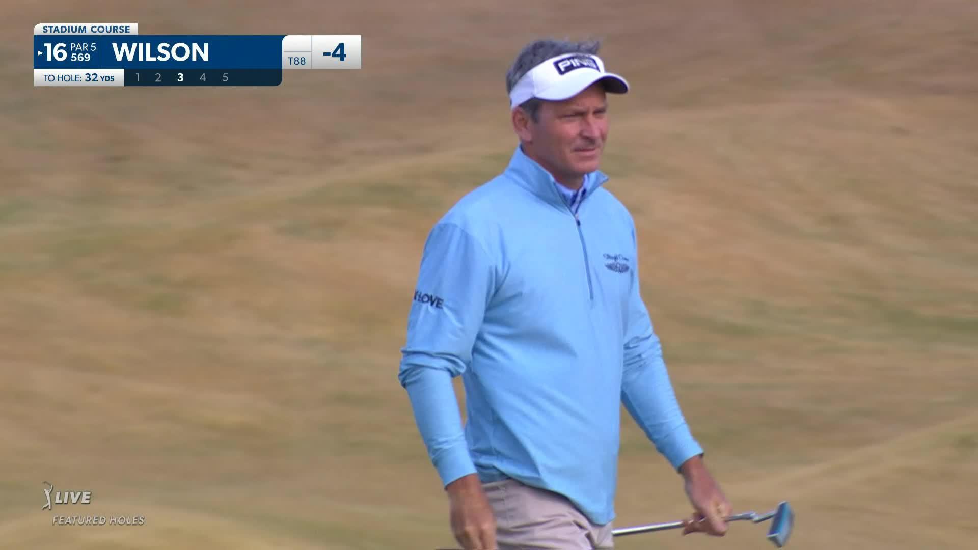 Mark Wilson birdies No. 16 at The American Express
