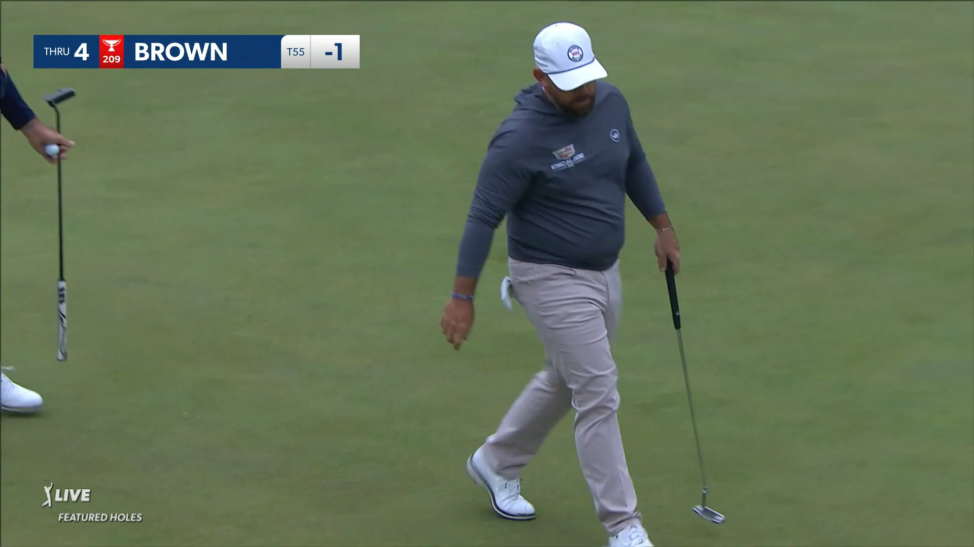 Scott Brown sinks 22-foot birdie putt at RBC Canadian