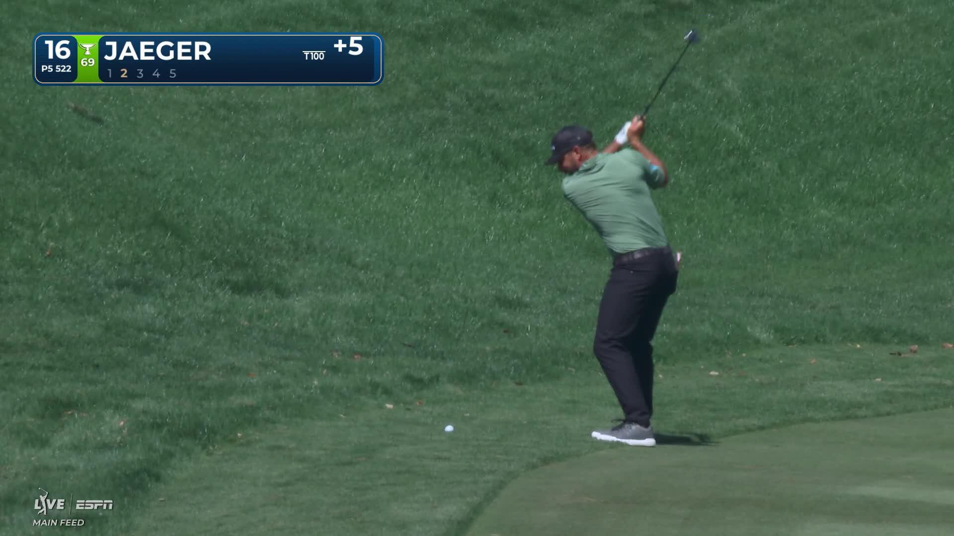 Stephan Jaeger hits 235-yard approach to 6 feet, sets up eagle on No. 16 at THE PLAYERS