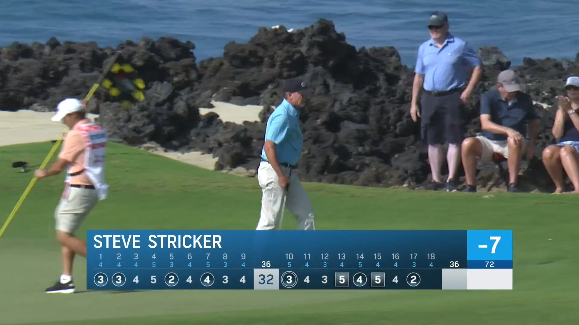 Steve Stricker makes bounce-back birdie on No. 17 at Mitsubishi