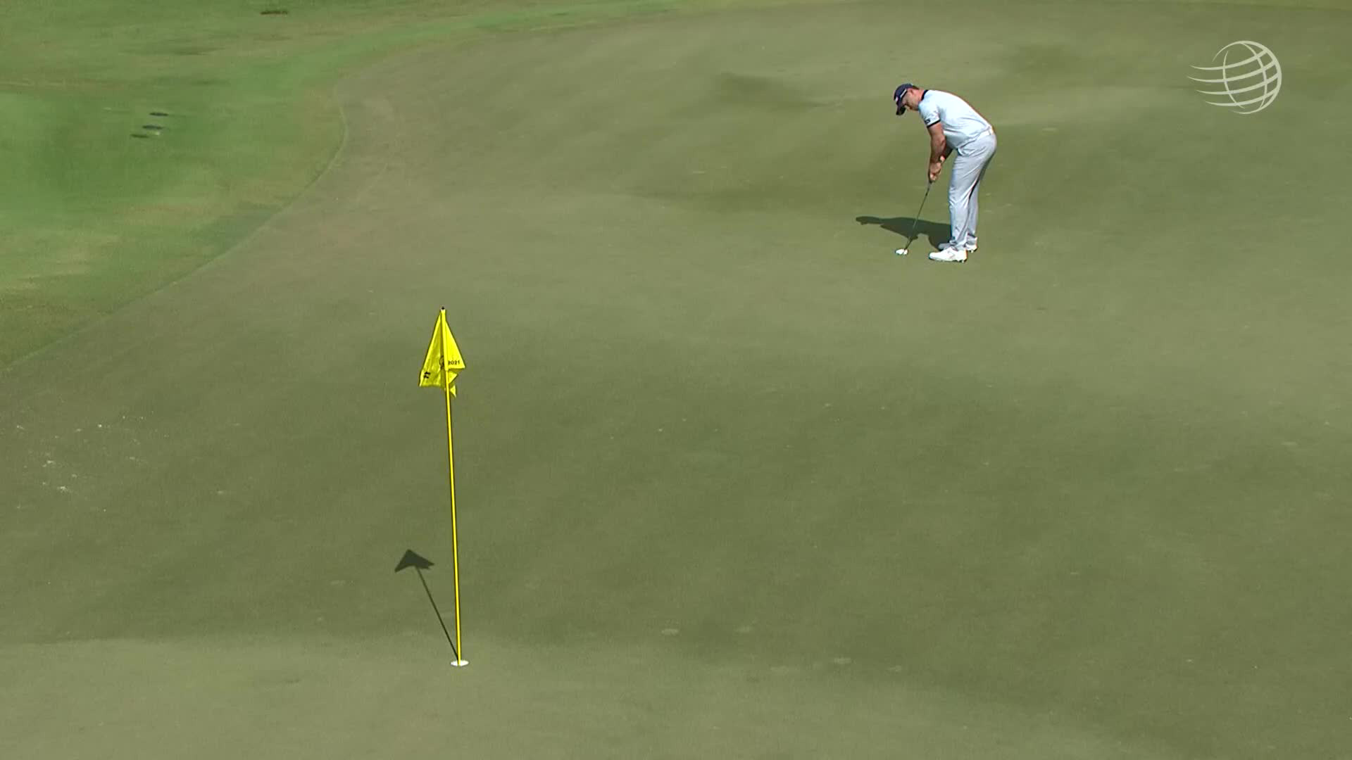 Danie van Tonder holes lengthy birdie putt at WGC-Workday