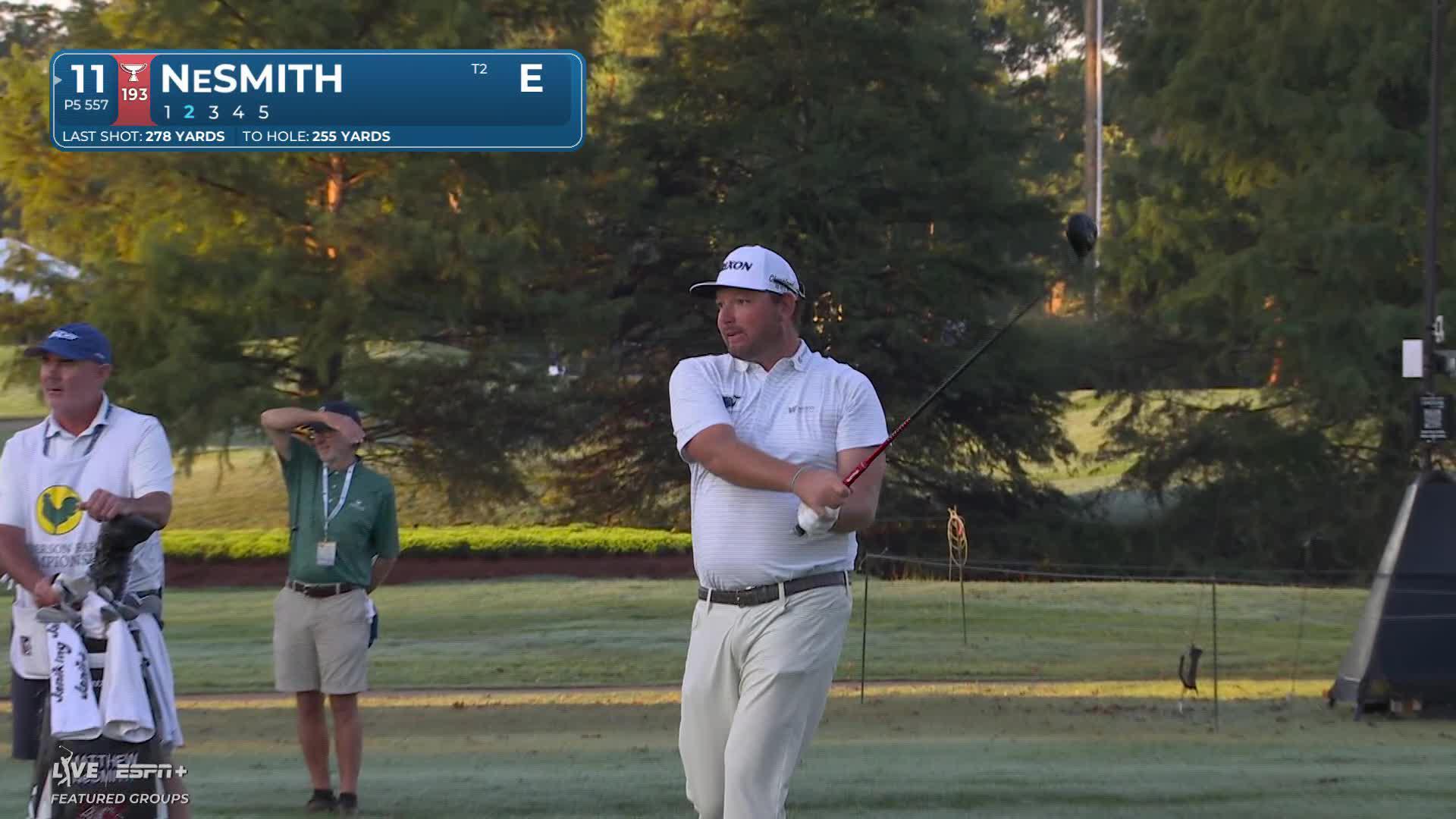 Matt NeSmith birdies from 3-foot birdie putt at Sanderson Farms