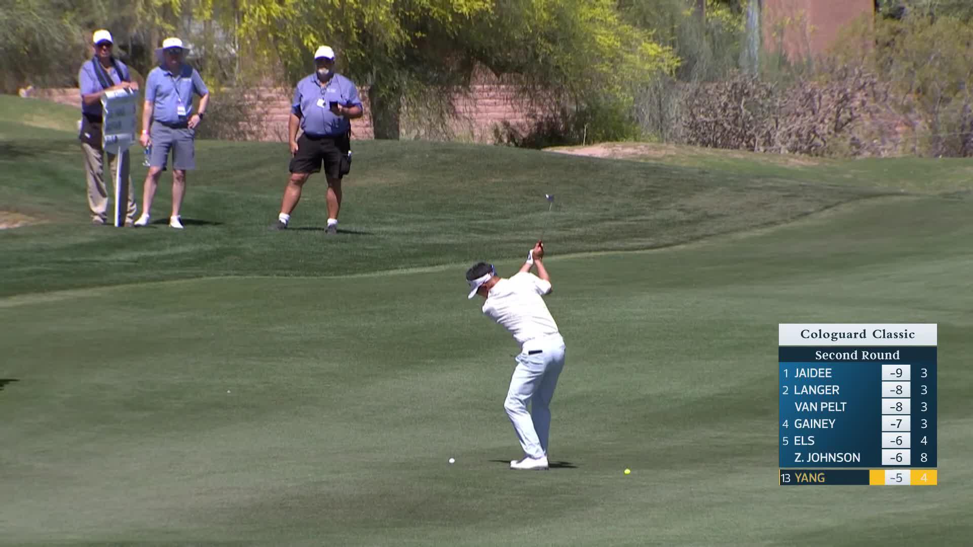 Y.E. Yang makes birdie on No. 5 at Cologuard Classic