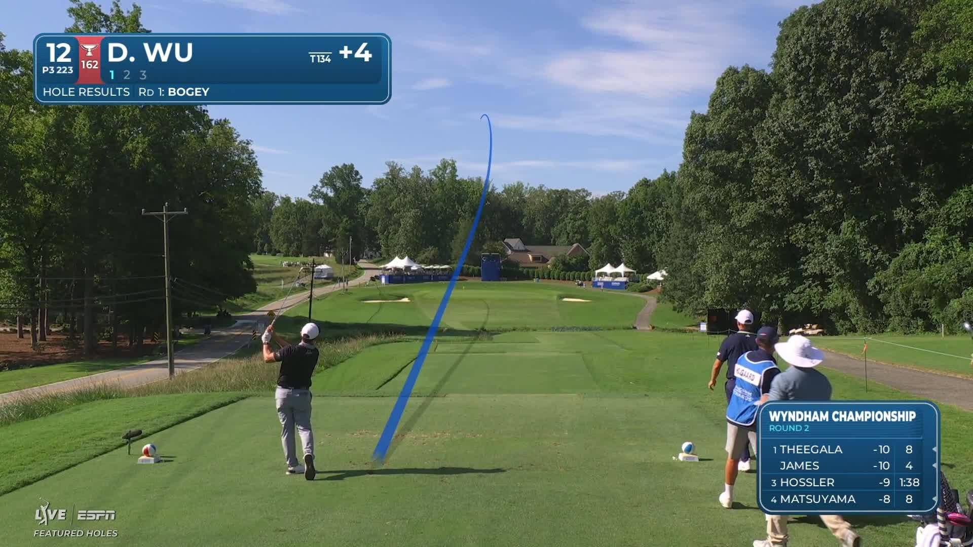 Dylan Wu nearly aces No. 12 at Wyndham